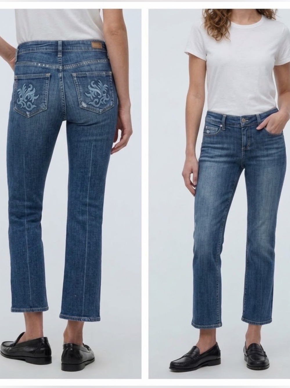 Paige Premium Denim "Laurel Canyon Crop" Jeans - Size 27